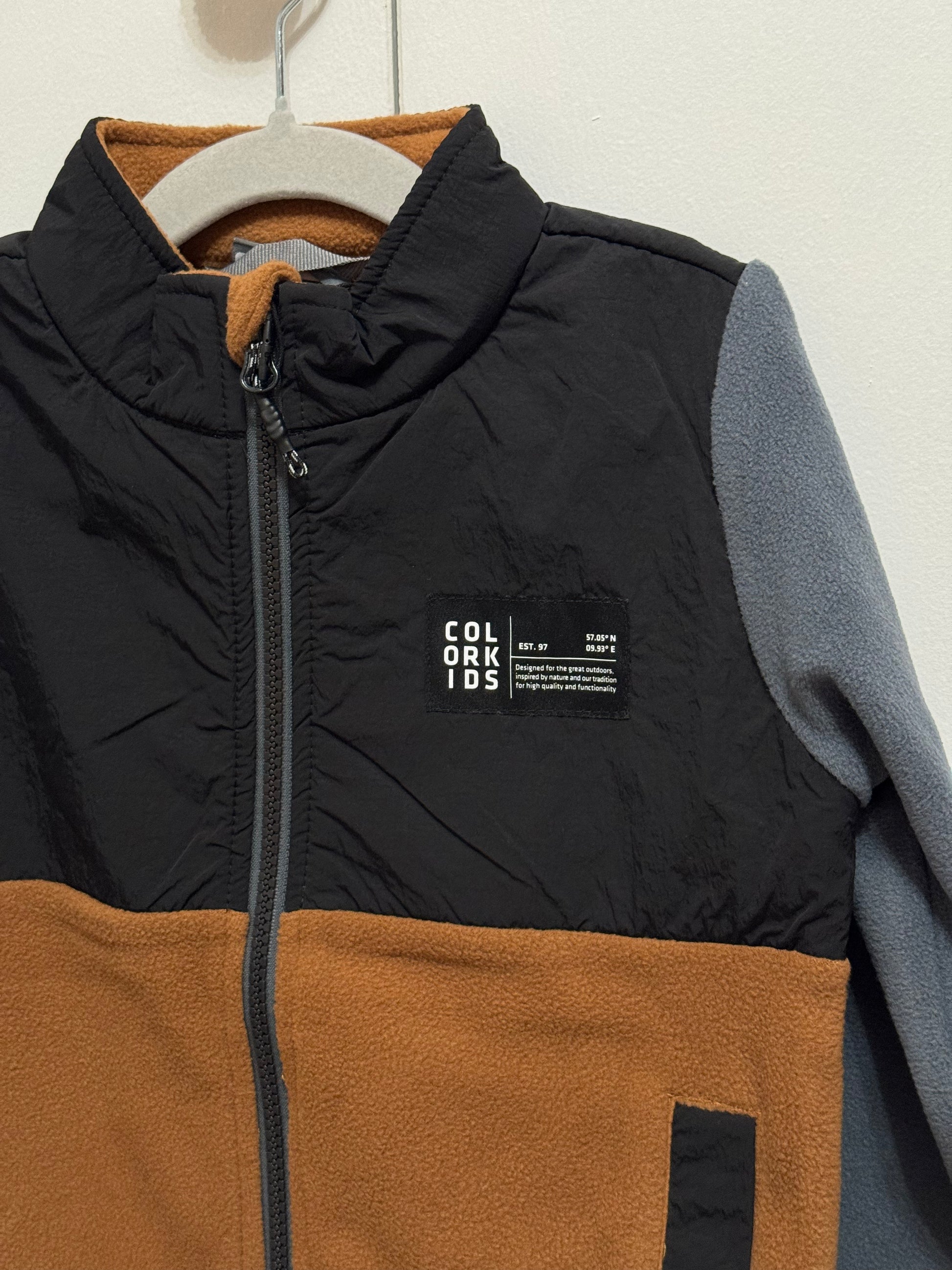 Mocha Waterproof Poly/Fleece Jacket