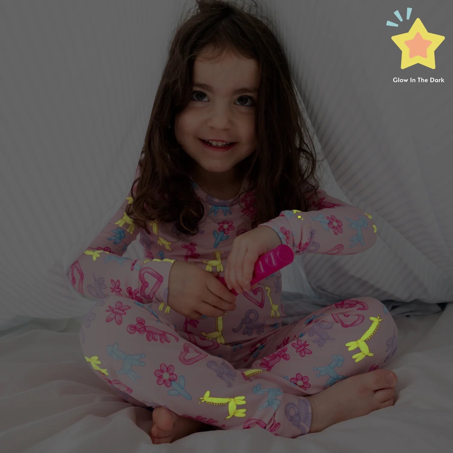 Spooky Deal Glow-in-the-dark Pink Magnetic Set