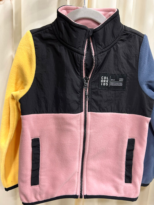 Coral Blush Waterproof Poly/Fleece Jacket