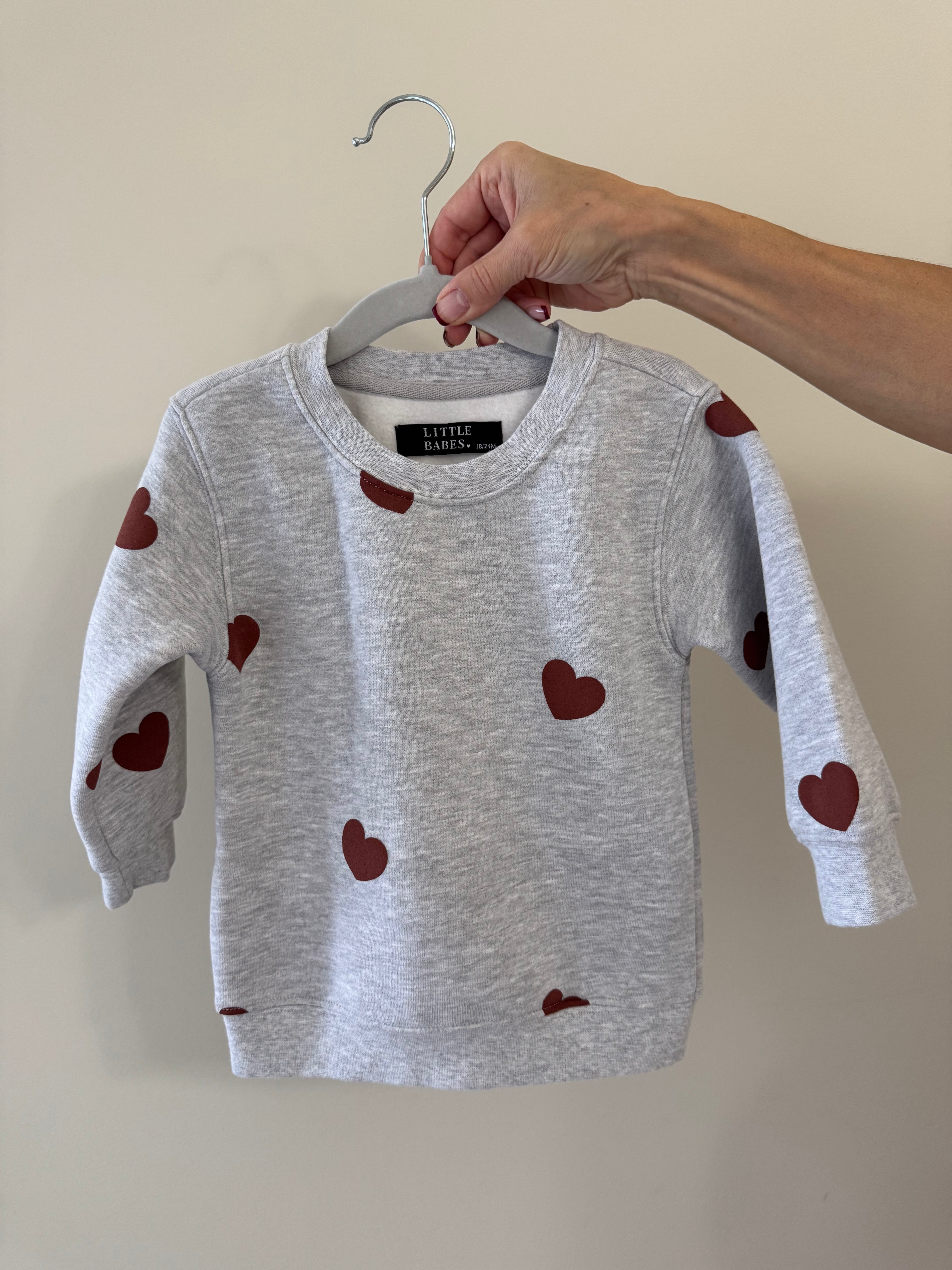 Amber Heart Crewneck