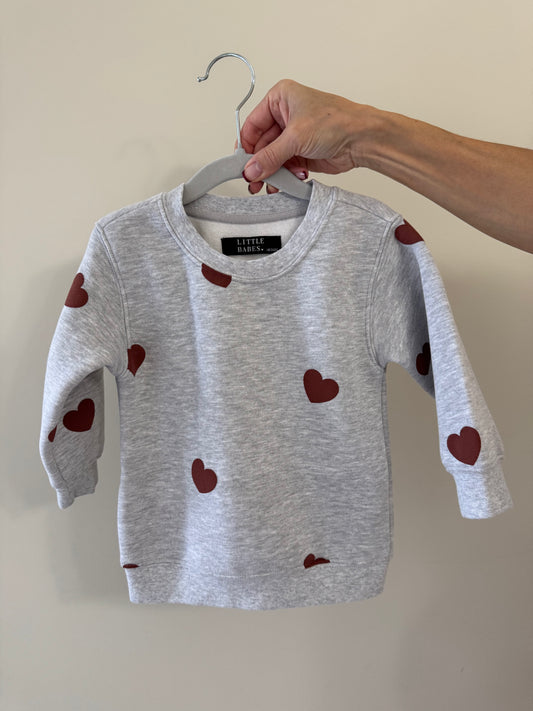 Amber Heart Crewneck