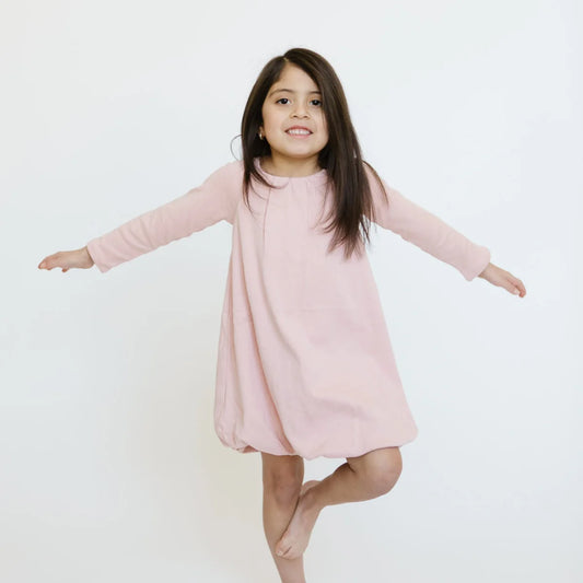 Toddler Bubble Dress - Rosewater