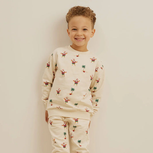 Hawaiian Santa Fleece Jogger Set - 20% off!