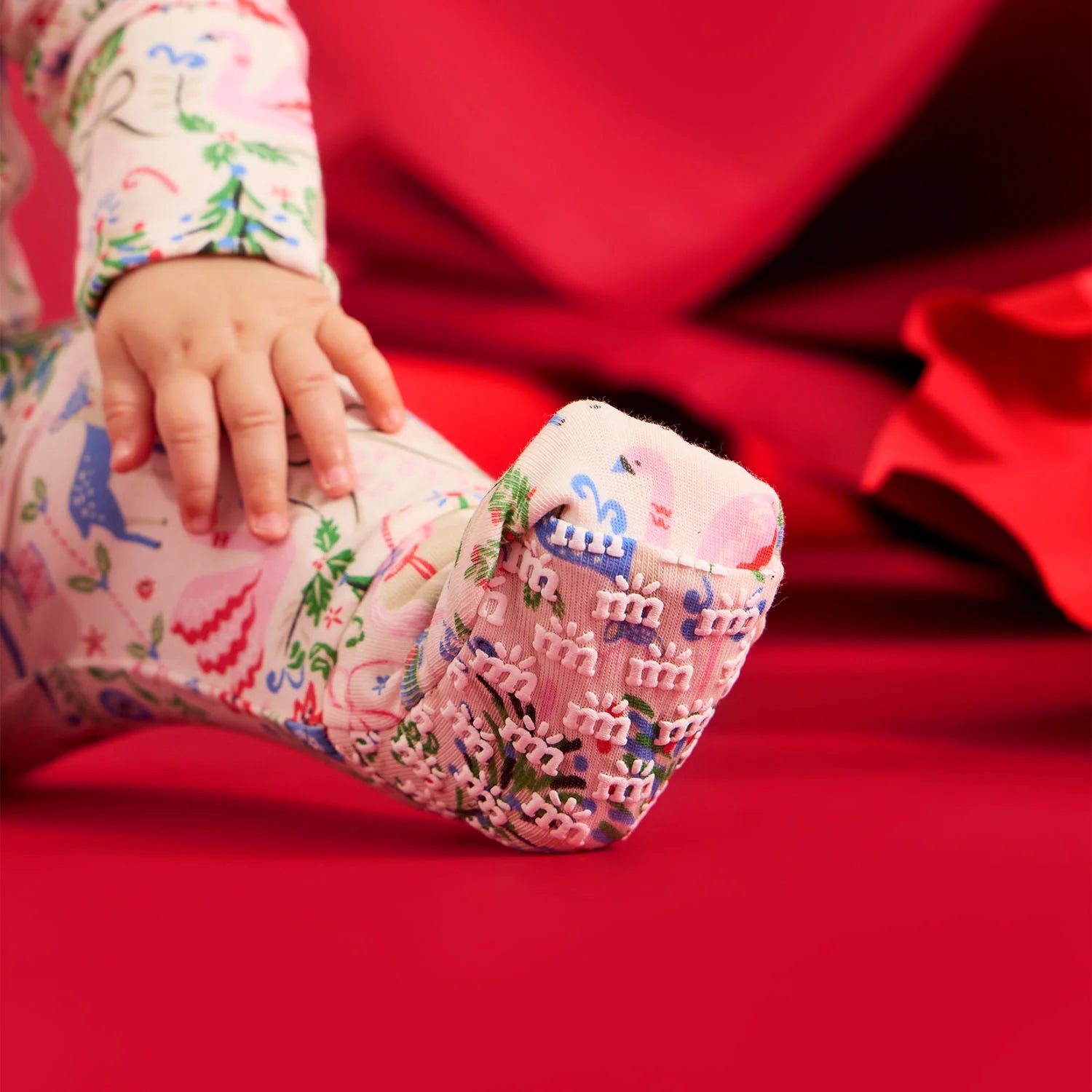 Sugar Plum Magnetic Footie Sleeper