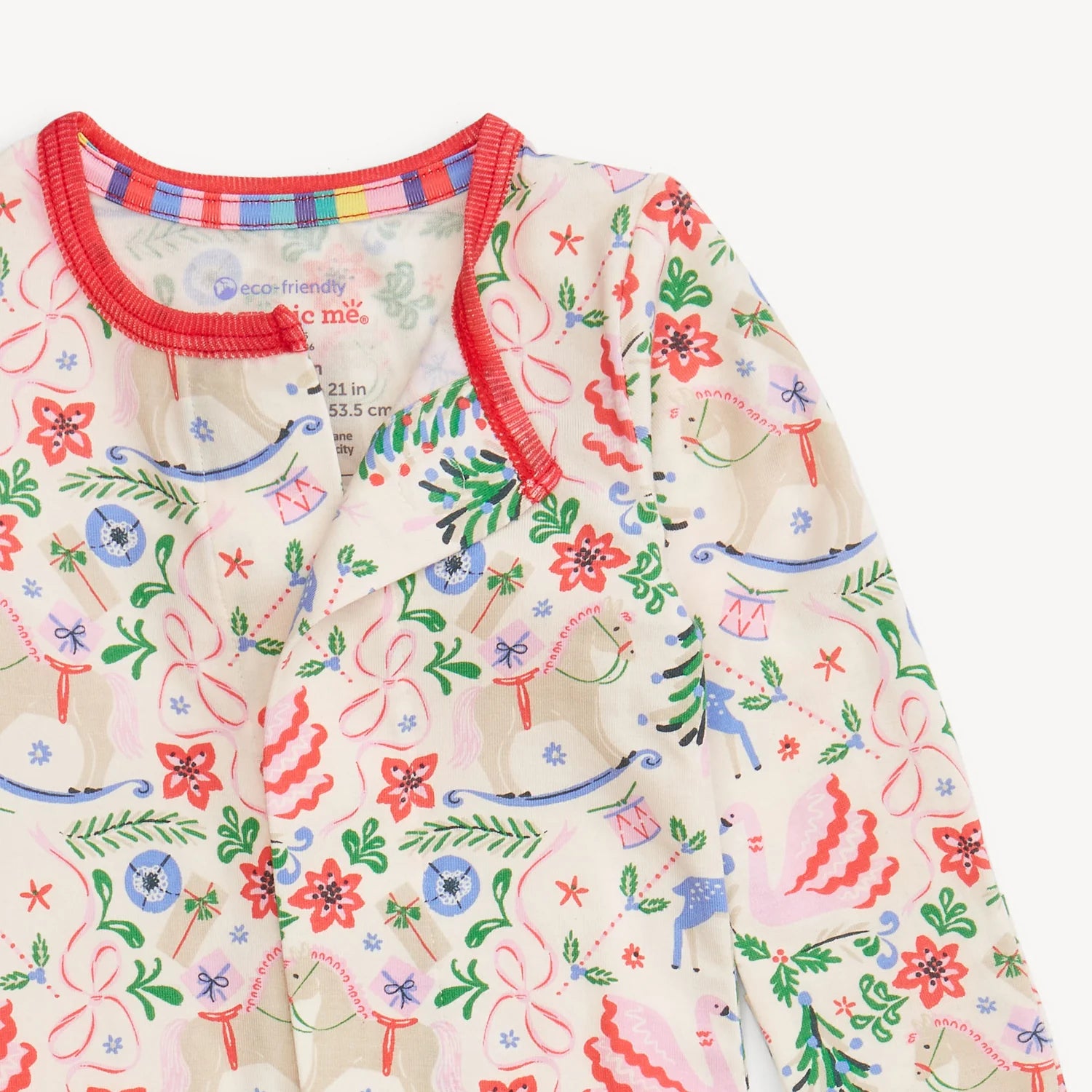 Sugar Plum Magnetic Footie Sleeper