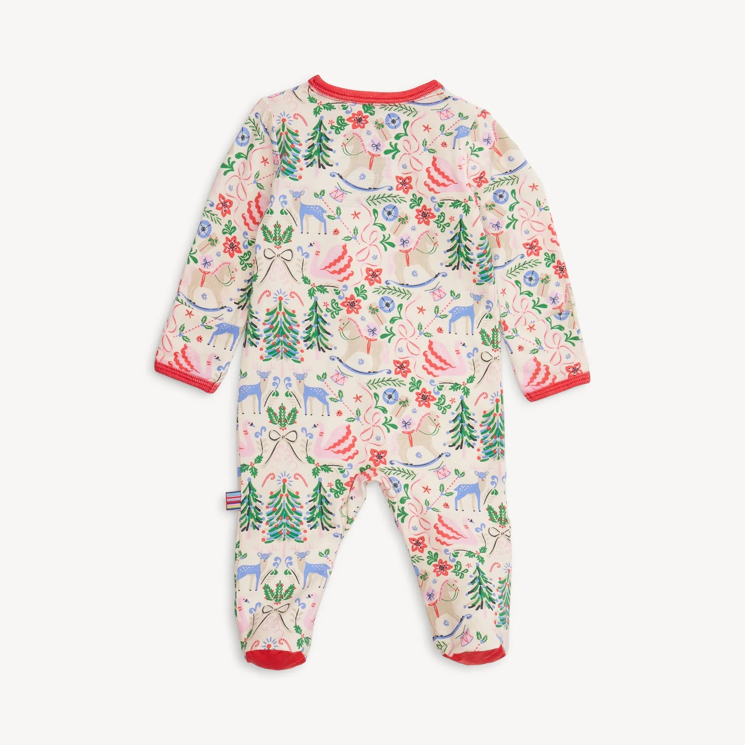 Sugar Plum Magnetic Footie Sleeper