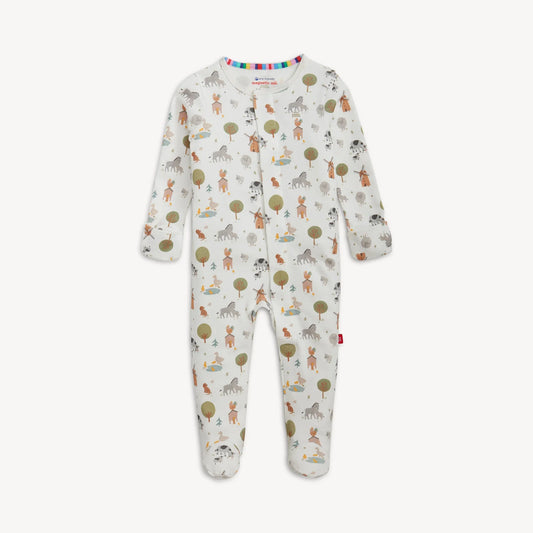 Funny Farm Magnetic Footie Sleeper
