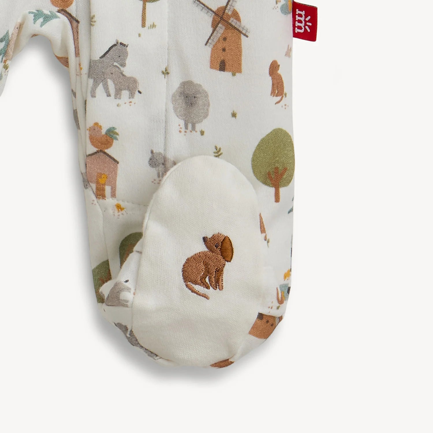 Funny Farm Magnetic Footie Sleeper