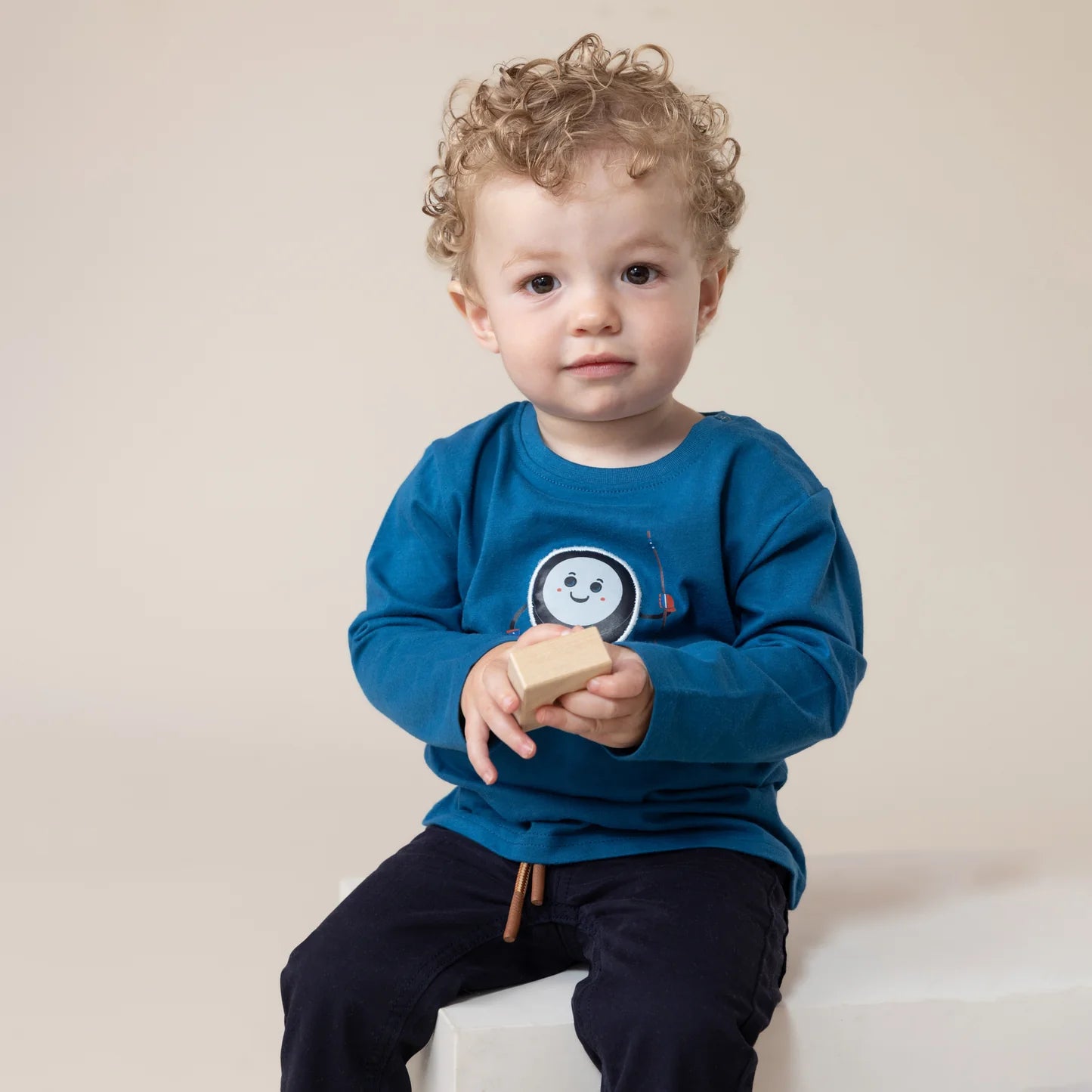 Little Hockey Puck Long Sleeve