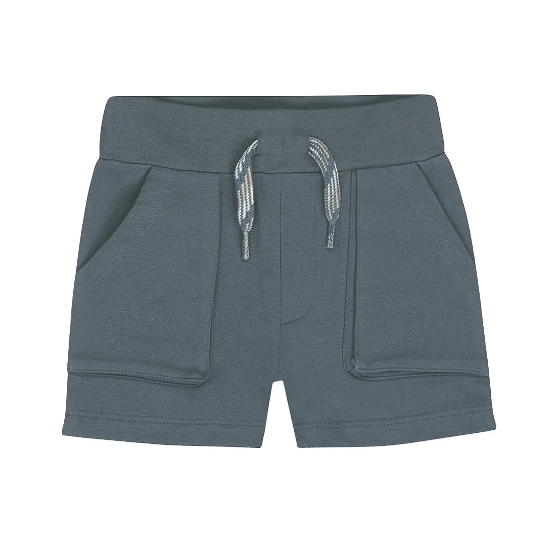Slate Blue Knit Short