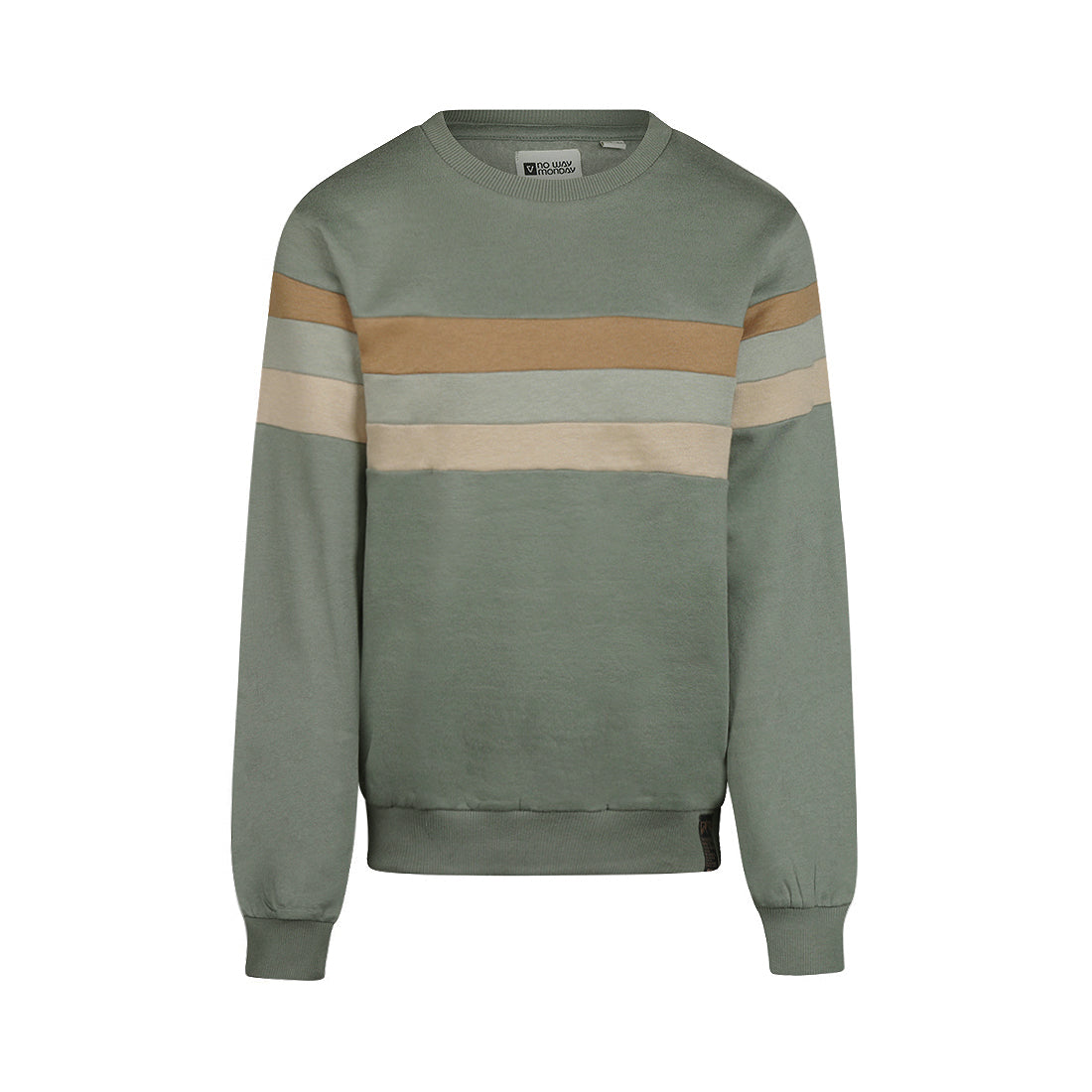 Moss Stripe Crewneck