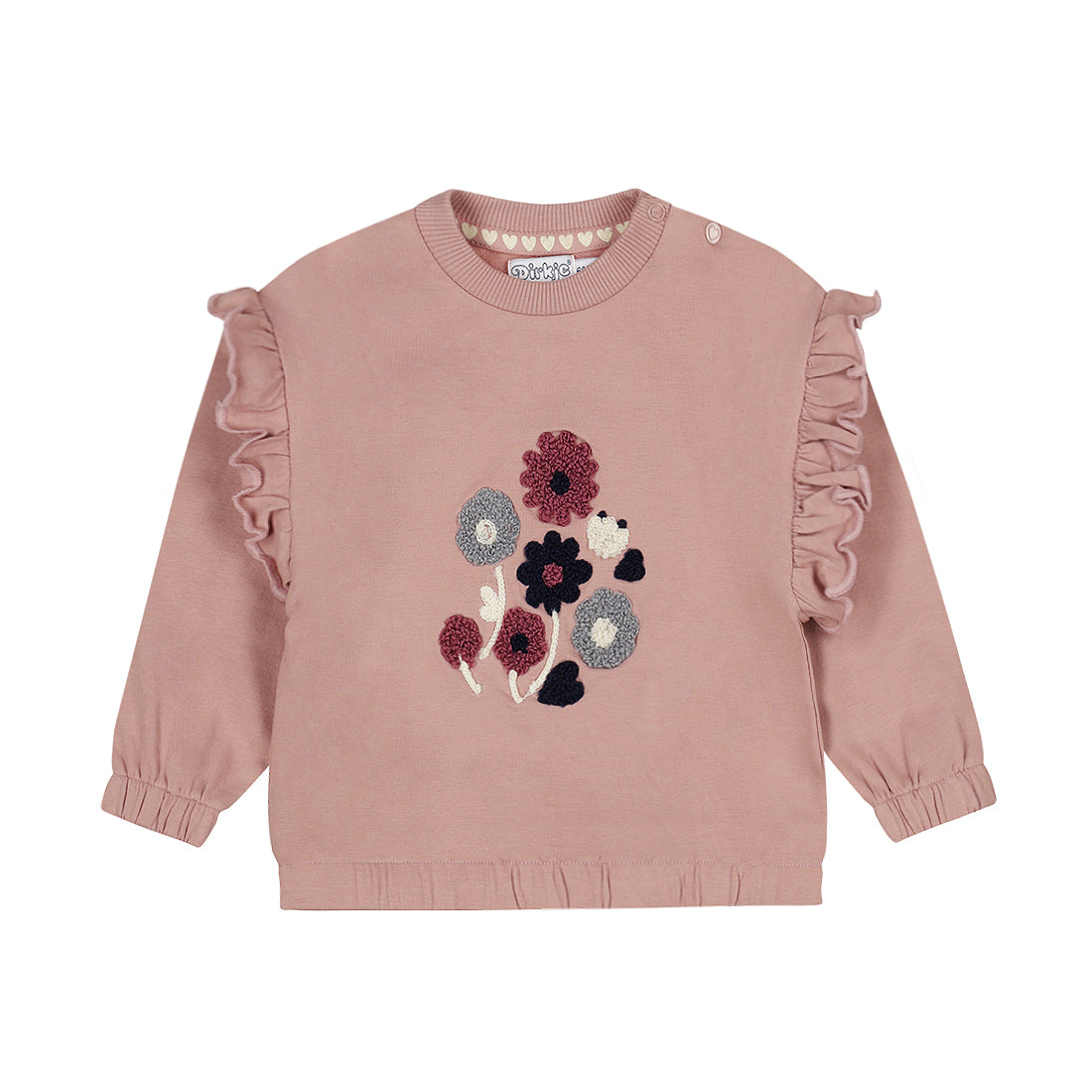 Mauve Floral Sweater