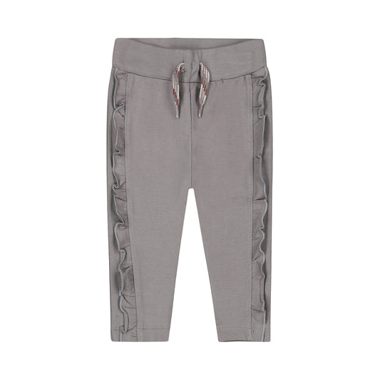 Grey Ruffle Pant