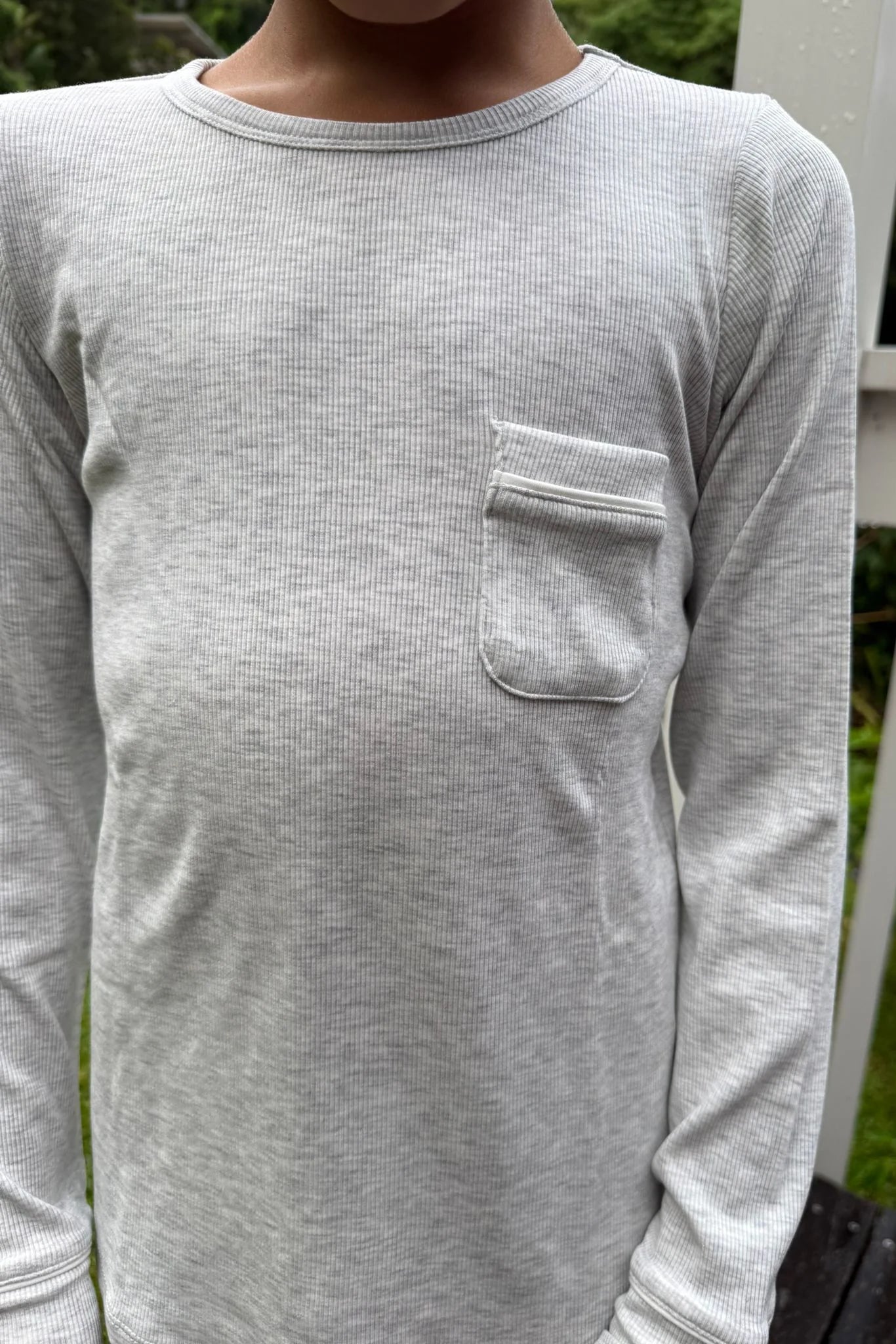 Grey Cloud Ribbed Set