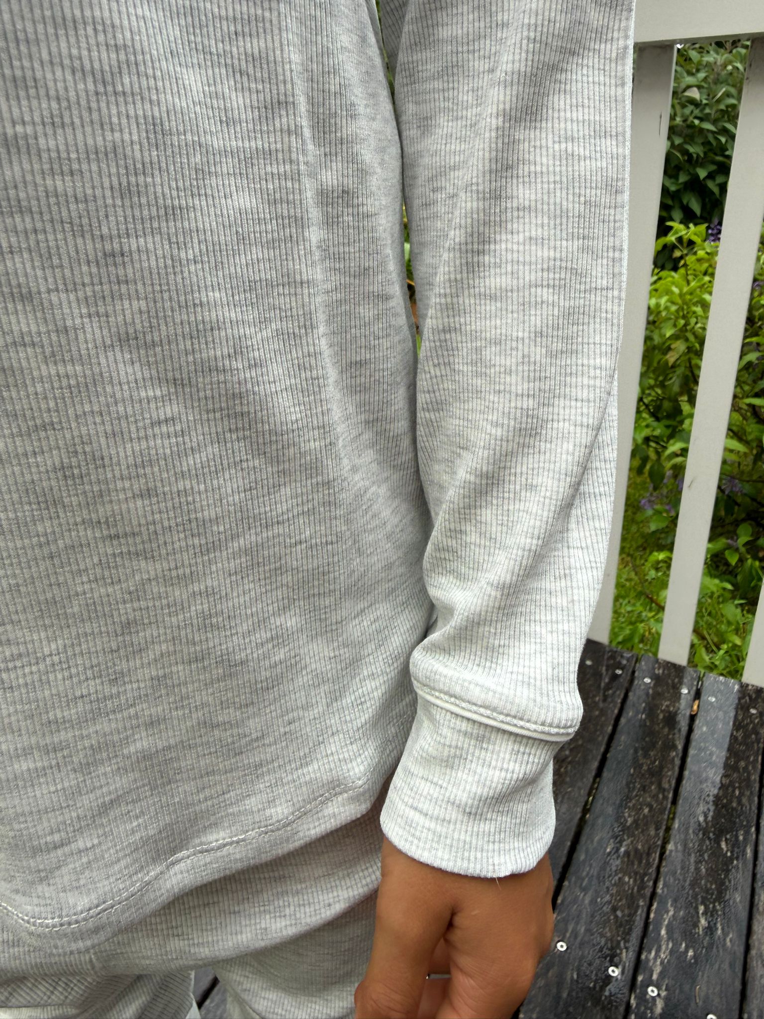 Grey Cloud Ribbed Set