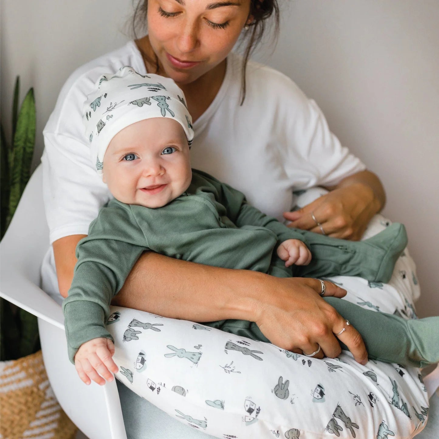 Preemie Footed Sleeper - Hunter Green
