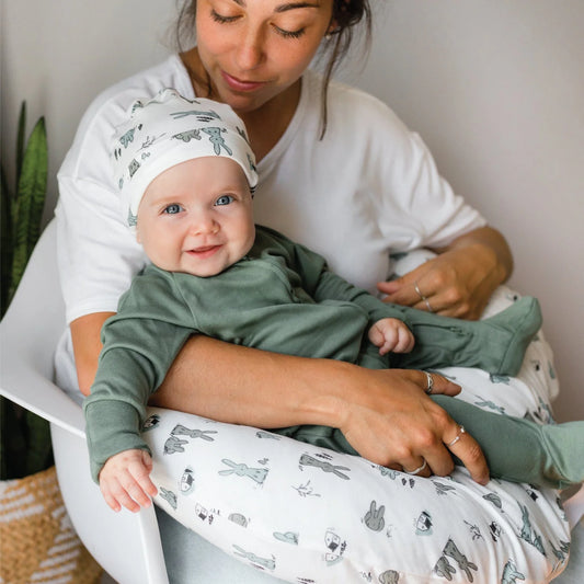 Preemie Footed Sleeper - Hunter Green