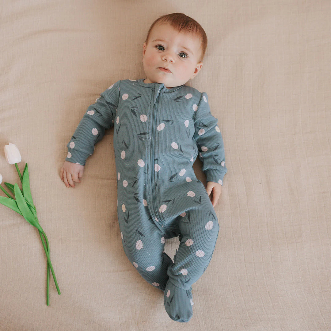 Tulips Footed Romper