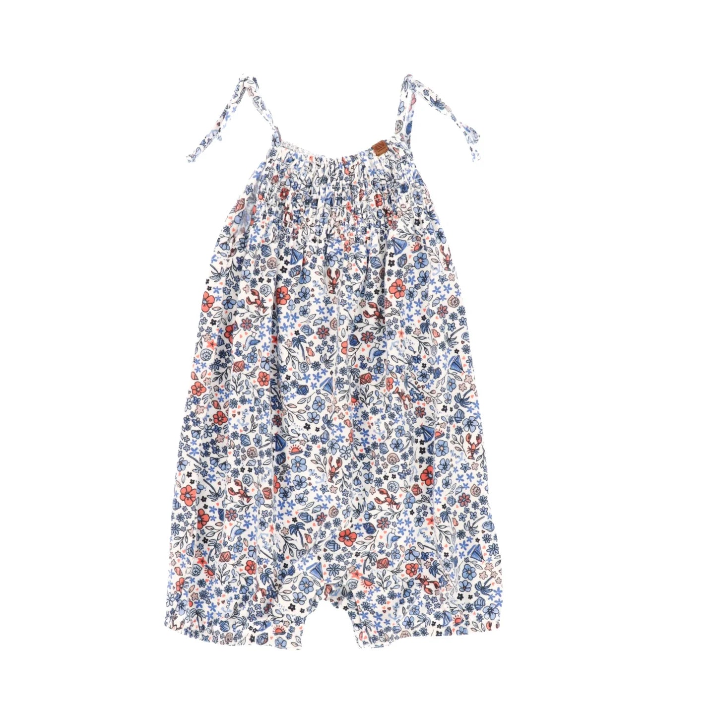 Floral Tie Jumpsuit