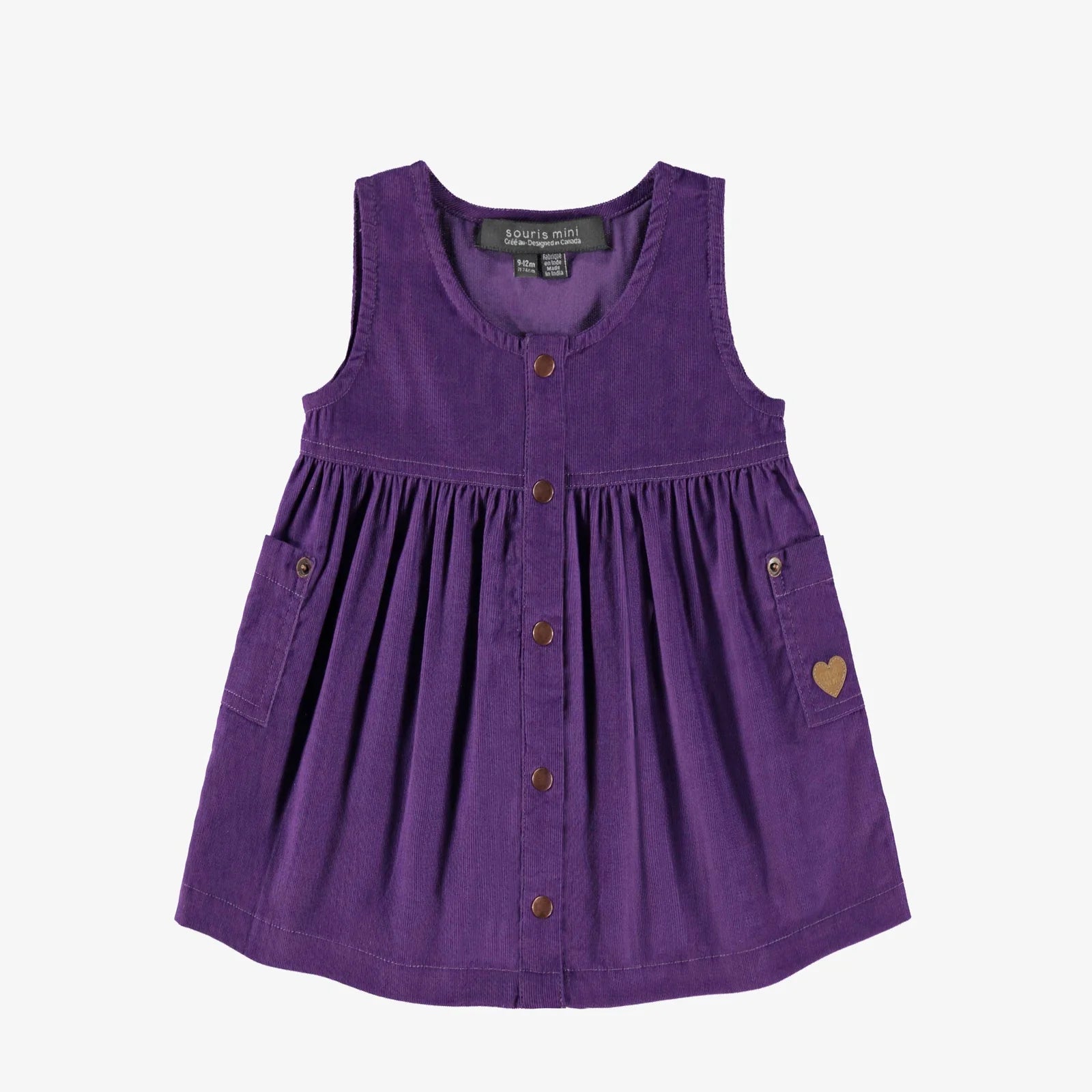 Purple Corduroy Dress, Baby