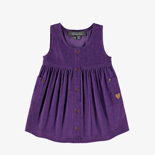 Purple Corduroy Dress, Baby