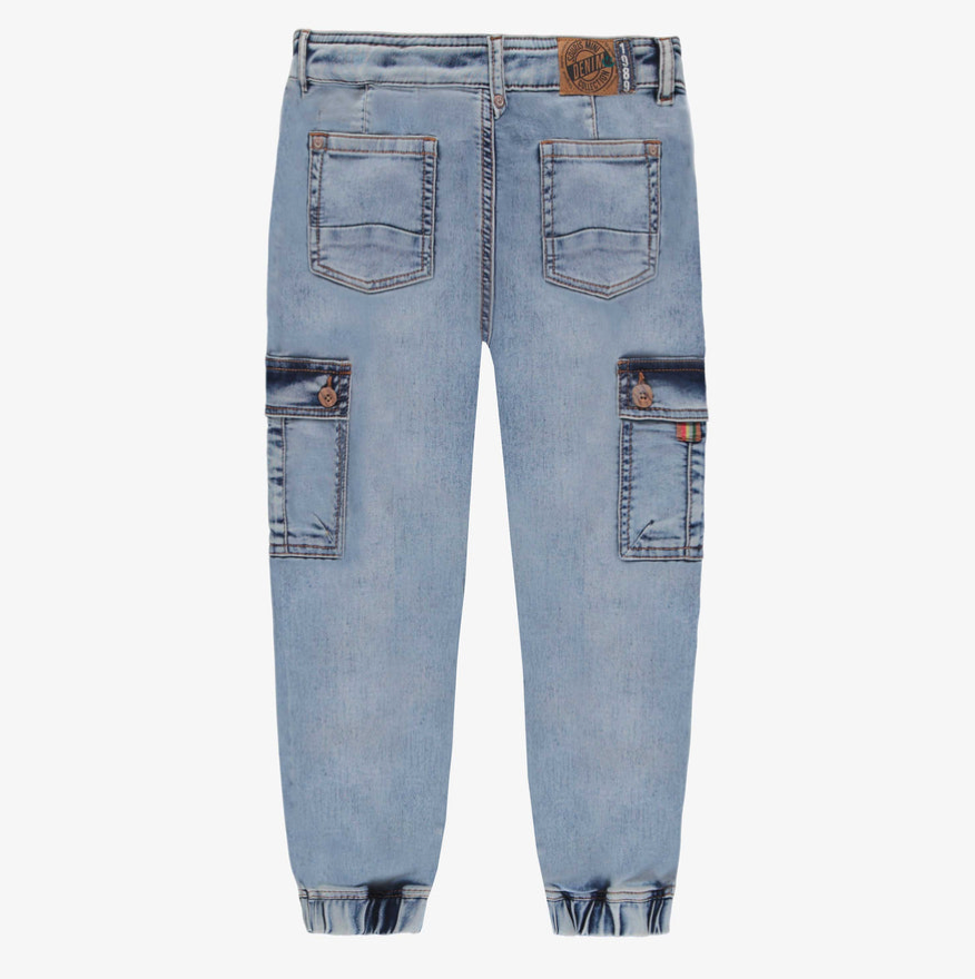 Pale Blue Cargo Jogger - Child