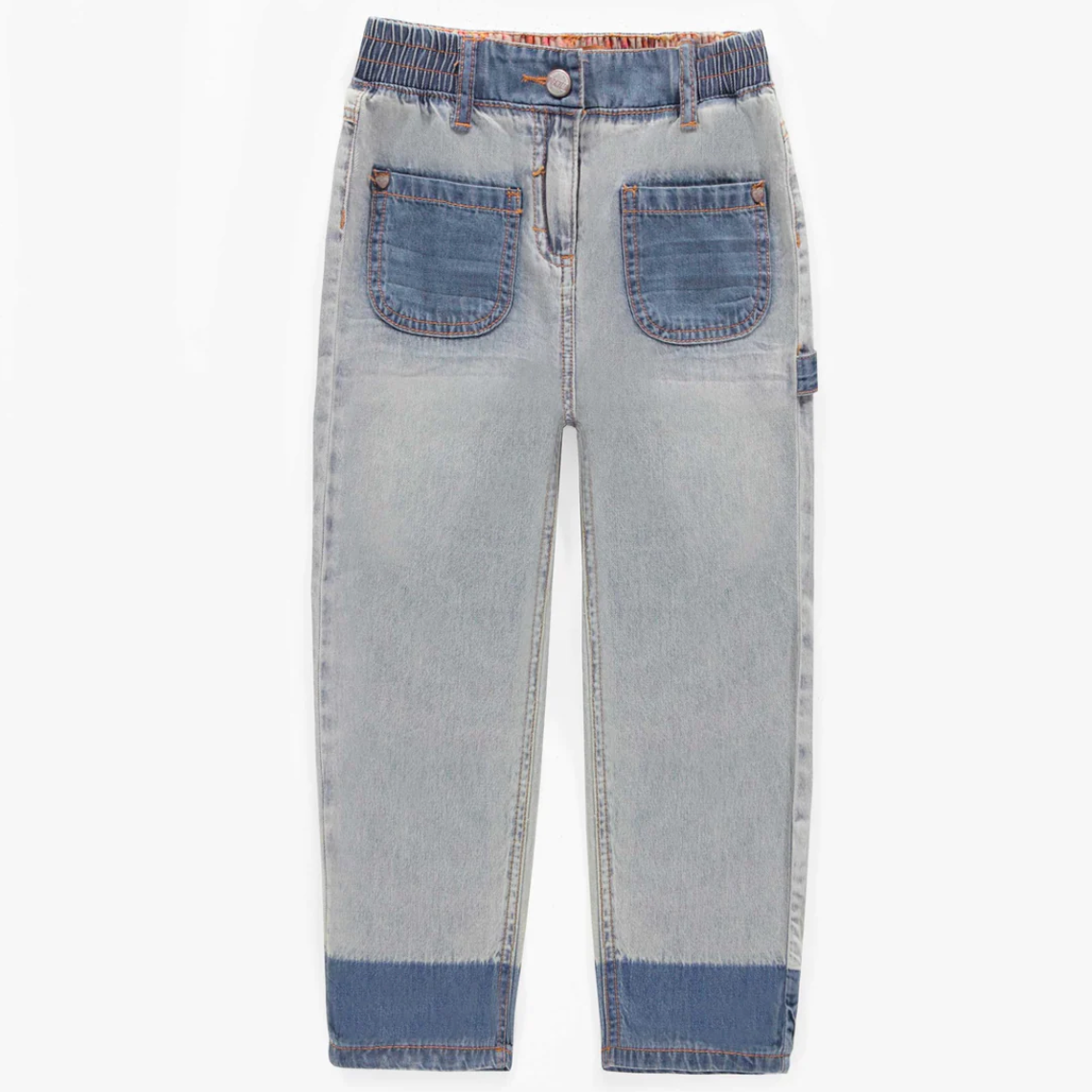 Two-Tone Mom Jean