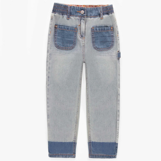 Two-Tone Mom Jean