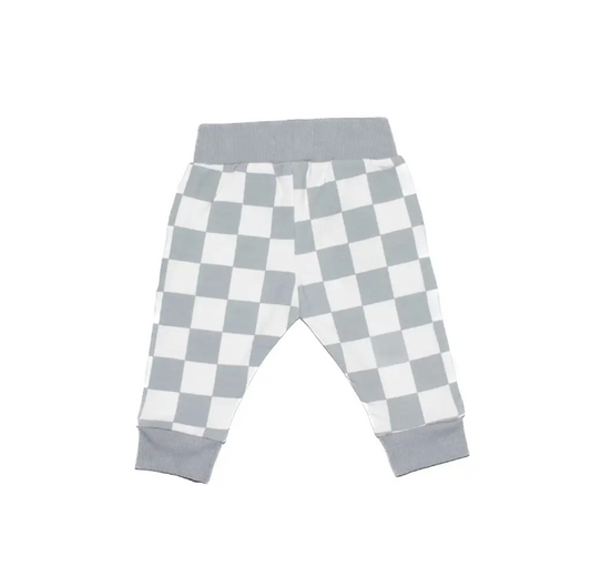 Baby Blue Checkered Joggers