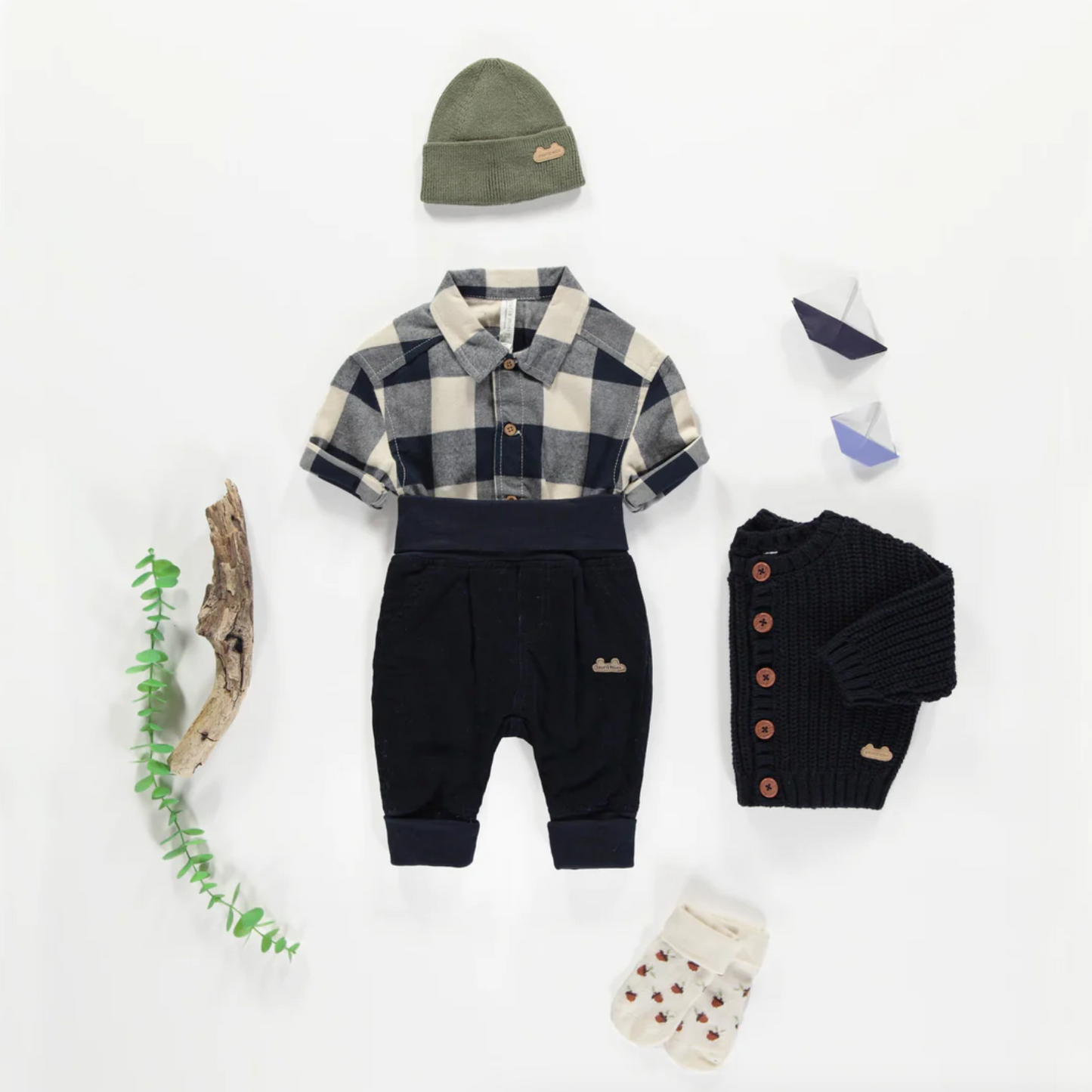 Grow-with-Me Navy Corduroy