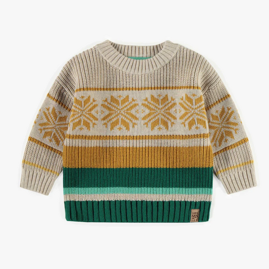 Emerald Alpine Knit Sweater