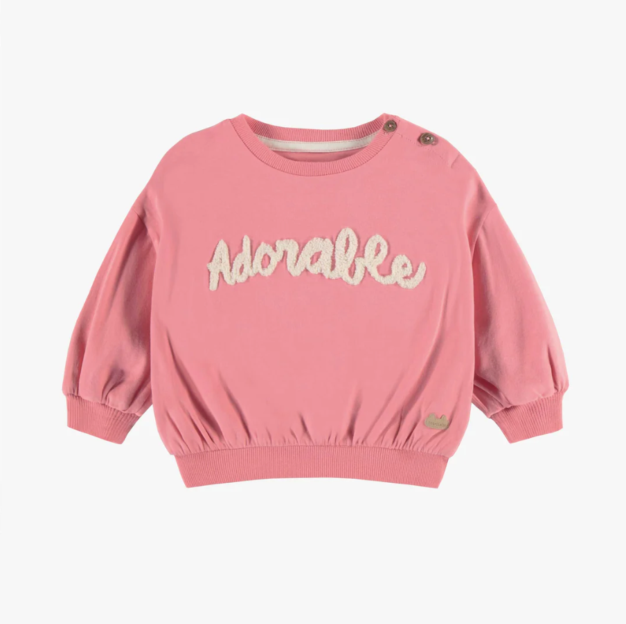 Pink Adorable Crewneck