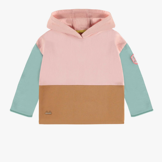 Blush Pink Multicolor Hoodie