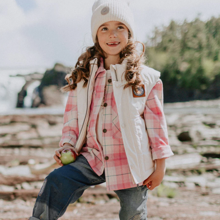 Pink and Teal Plaid Shacket