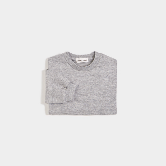 Heather Grey Baby Crewneck