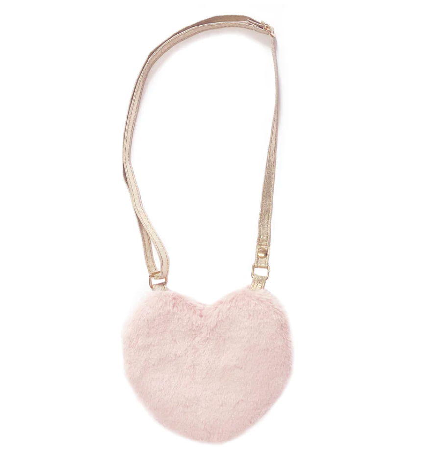 Fluffy Love Heart Bag