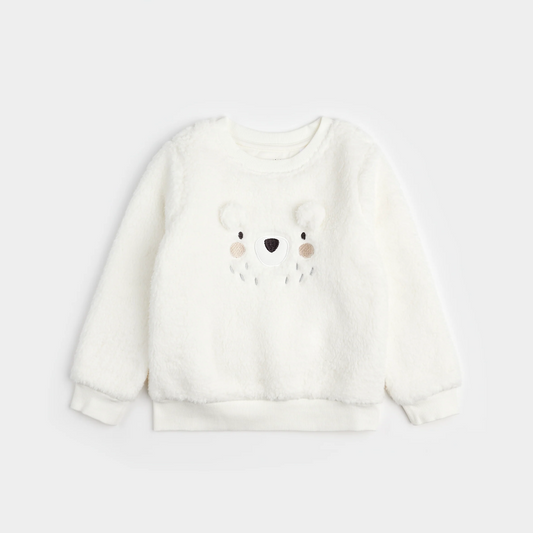 Polar Bear Sherpa Crewneck