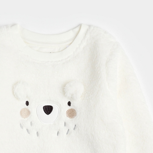 Polar Bear Sherpa Crewneck