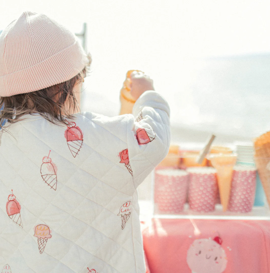 Quilted Ice Cream Cone Crewneck