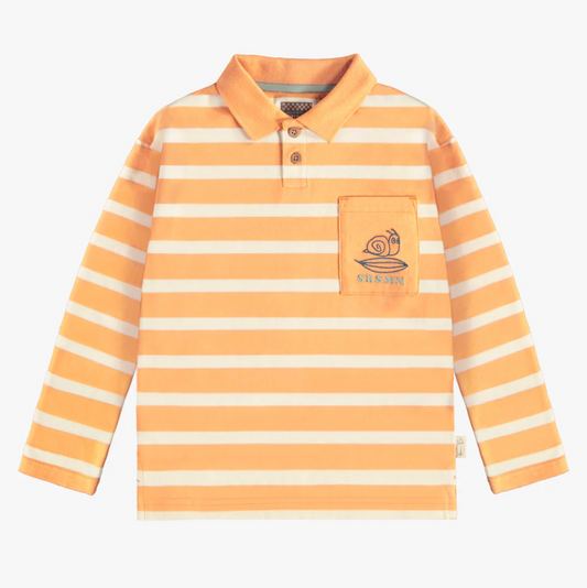 Peach Button-Up Shirt