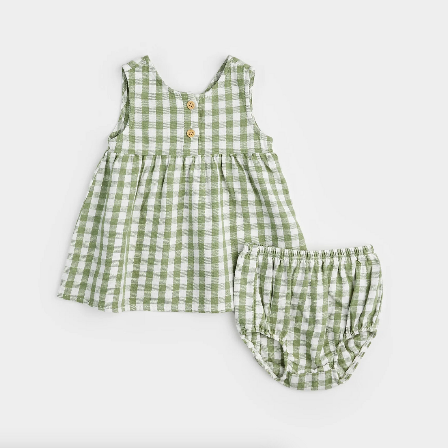 Reversible Gingham Dress Set