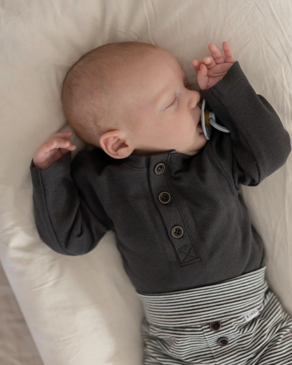 Stone Ribbed Onesie