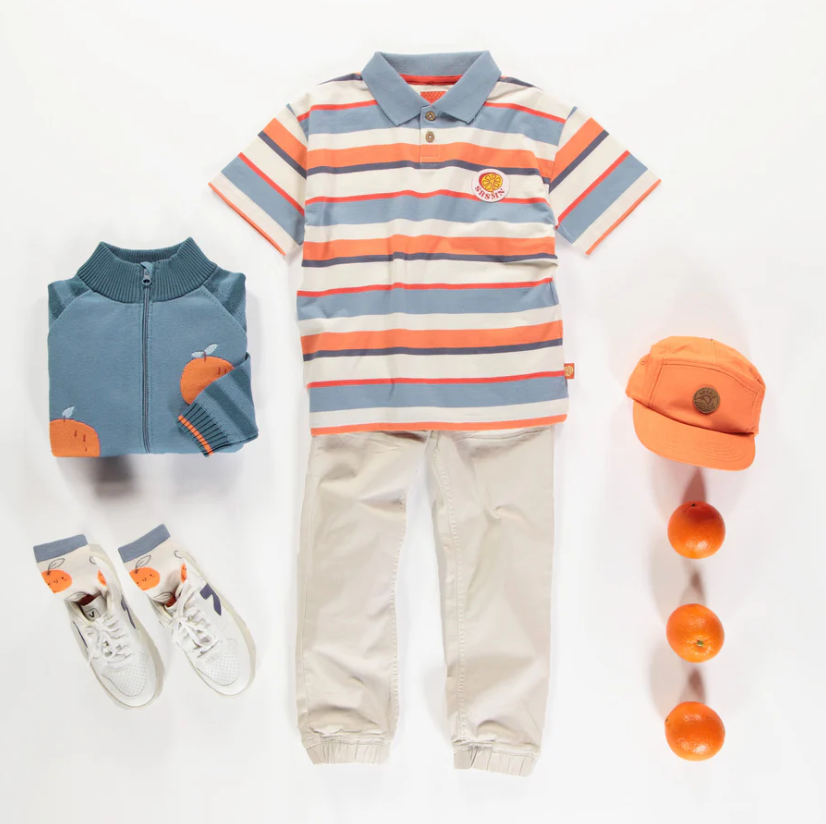 Tangerine Polo Tee