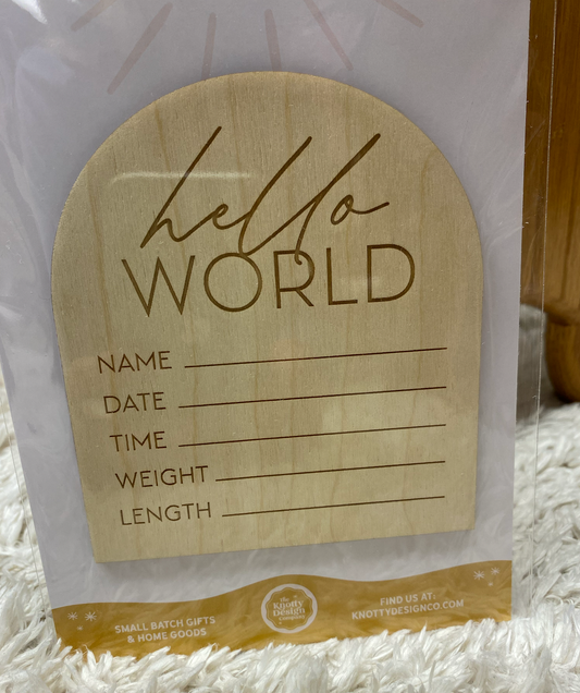Birth Announcement - Hello World