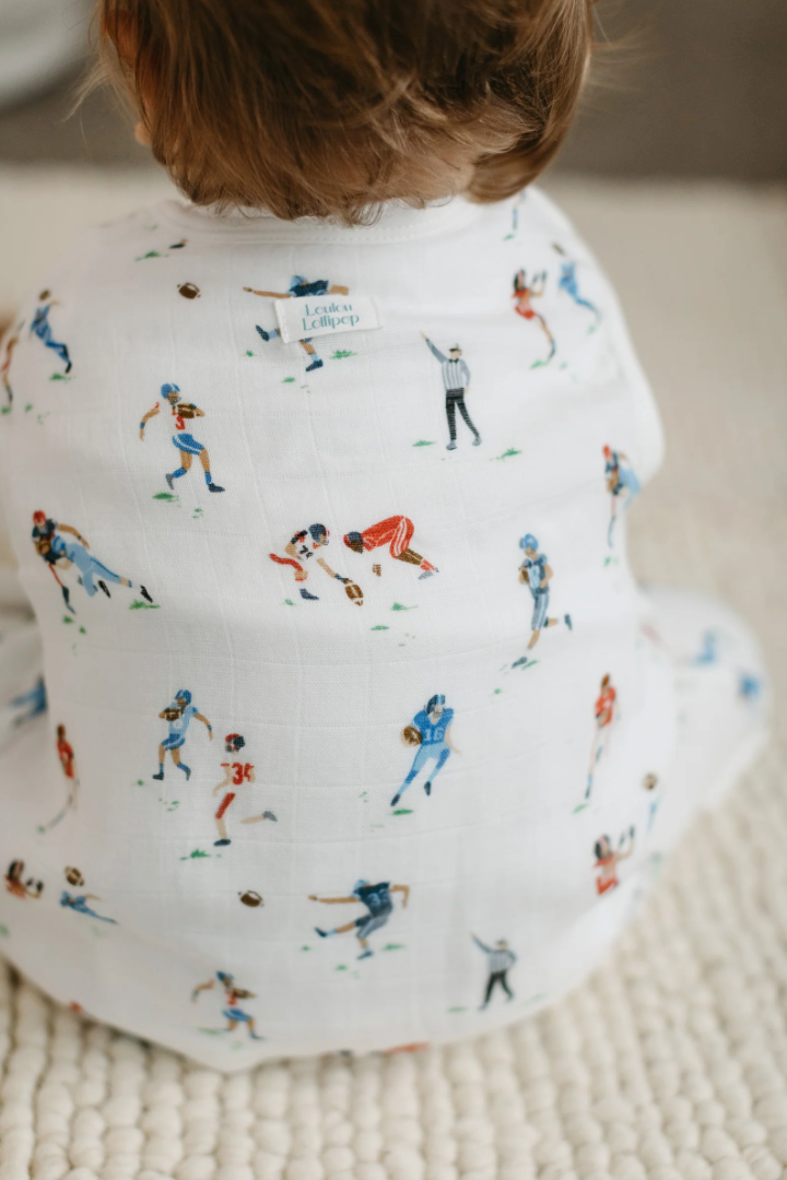 Muslin Sleep Bag - Football