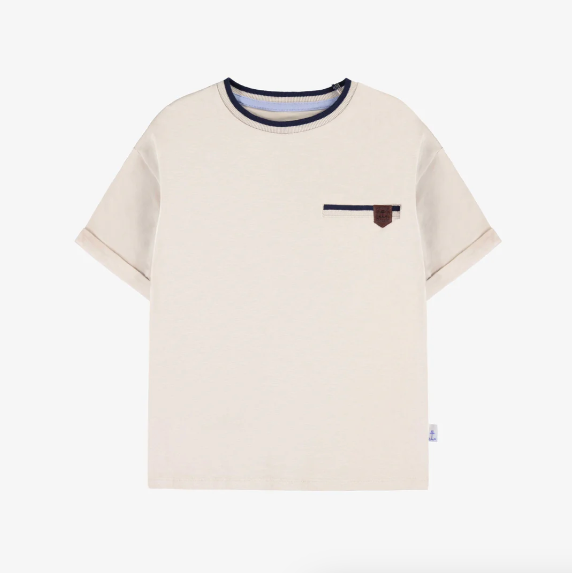 Navy and Cream Tee