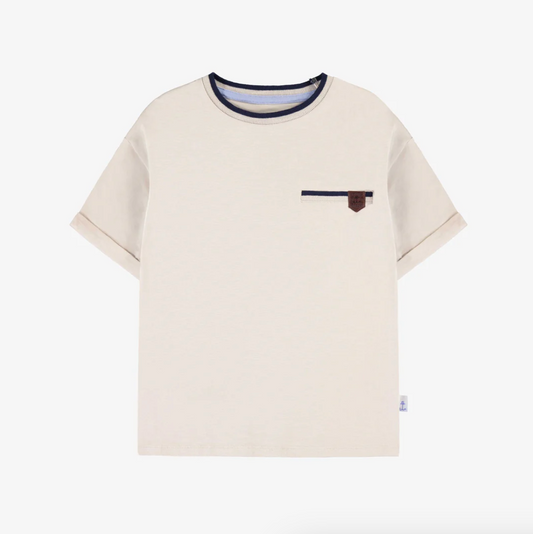 Navy and Cream Tee