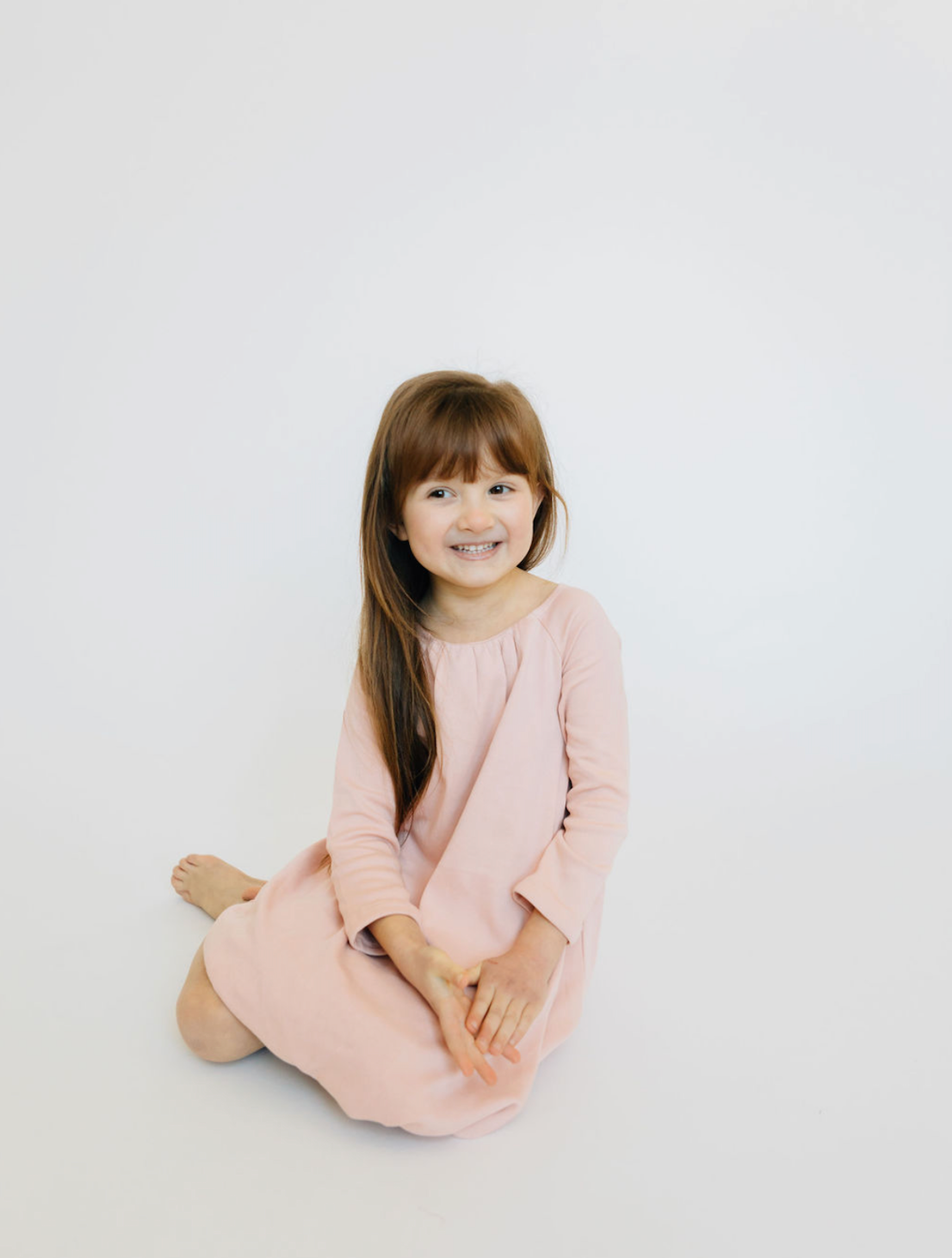 Toddler Bubble Dress - Rosewater