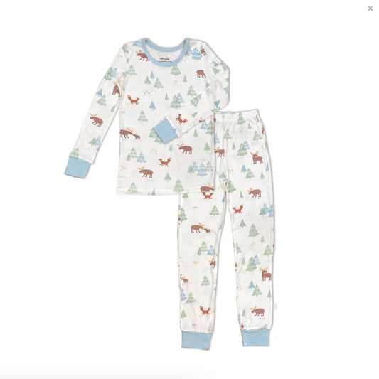 Bamboo PJ Set - Moose