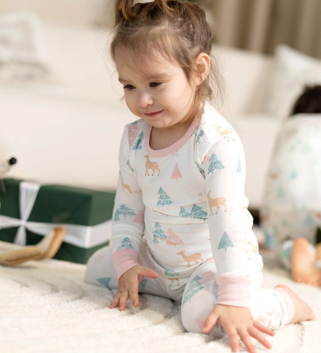 Bamboo PJ Set - Deer